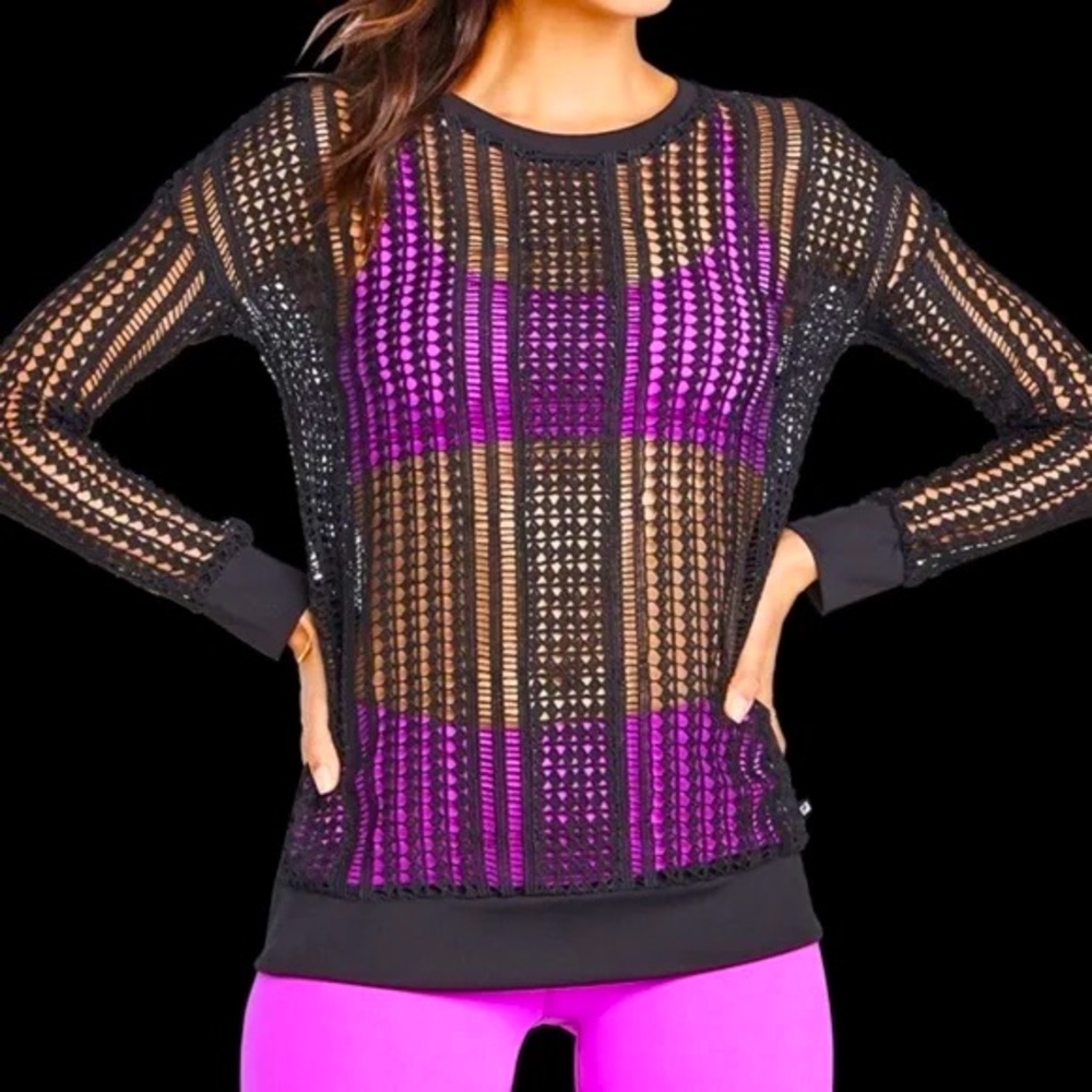 NWOT FABLETICS “Sophie” Cover Up Sweater, Size Medium